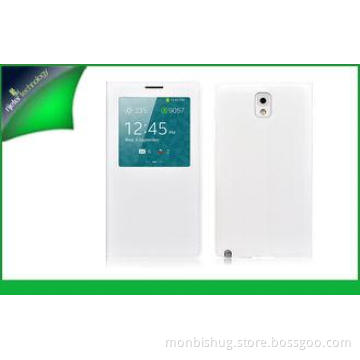 Eco - friendly Galaxy Note 3 Mobile Phone Leather Cases Wit